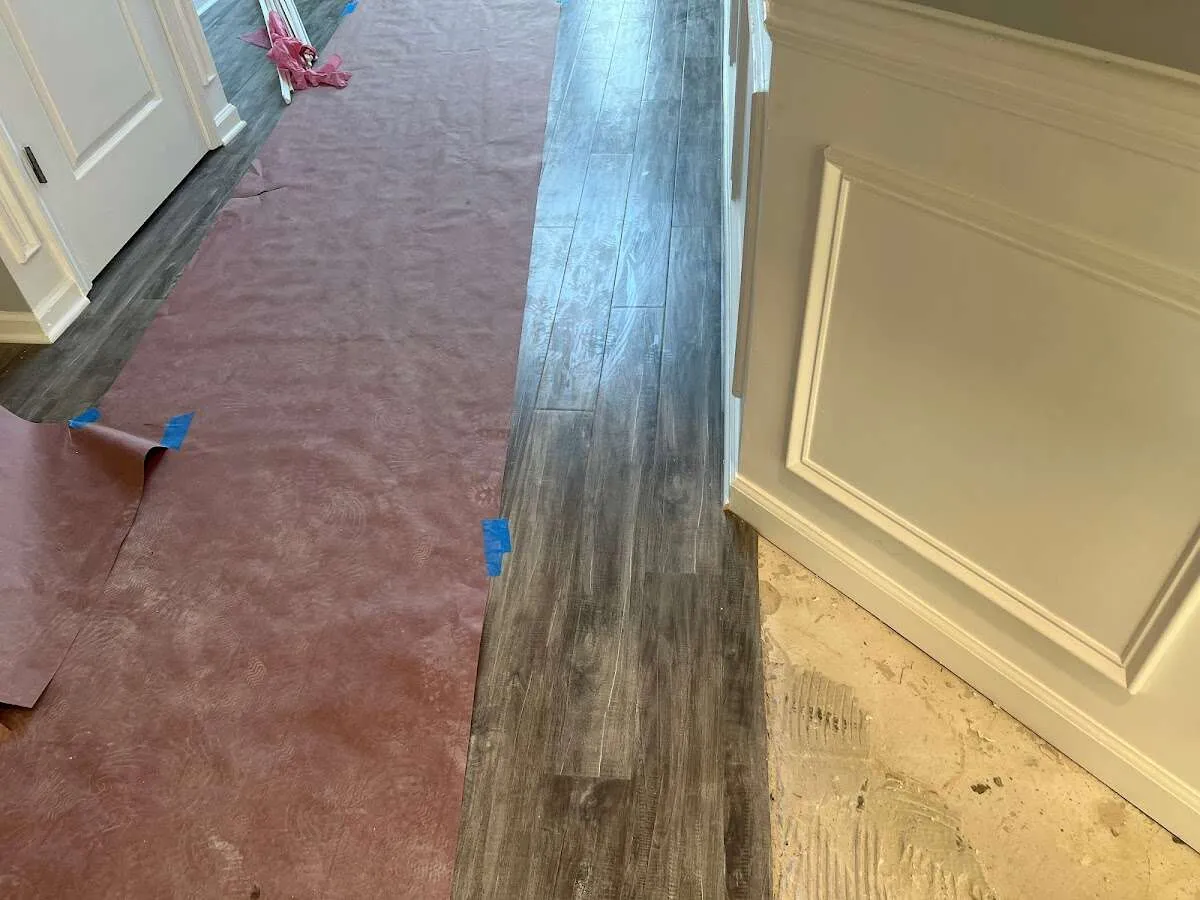 Completed marble shower restoration in Sparta